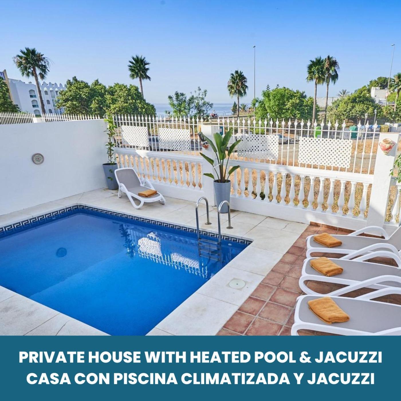 Villa Pura - Private Jacuzzi & Heated Pool Nerja Exteriér fotografie